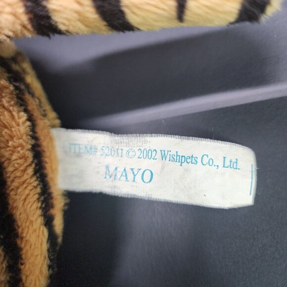 Vintage Wishpets Audubon Zoo New Orleans Tiger Vest Plush Stuffed Animal 2002 - Picture 5 of 8